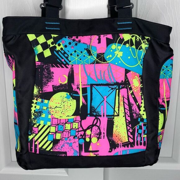 Jansport Retro Shoulder Bag y2k 90’s Neon - Picture 3 of 9
